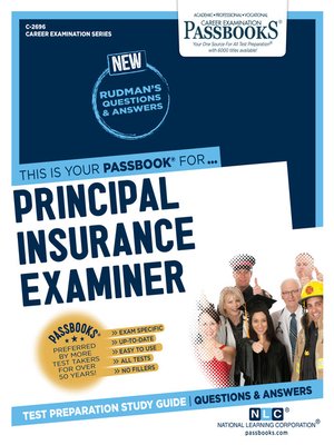 cover image of Principal Insurance Examiner